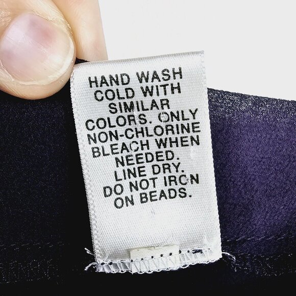 Vtg Y2K Judith Hart Silk Slip Dress M Purple Dark Fairy Goth Whimsigoth Festival - Picture 4 of 13